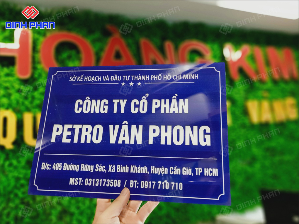 Làm Bảng Hiệu Công Ty Đẹp, Đa Dạng Chất Liệu, Giá Rẻ