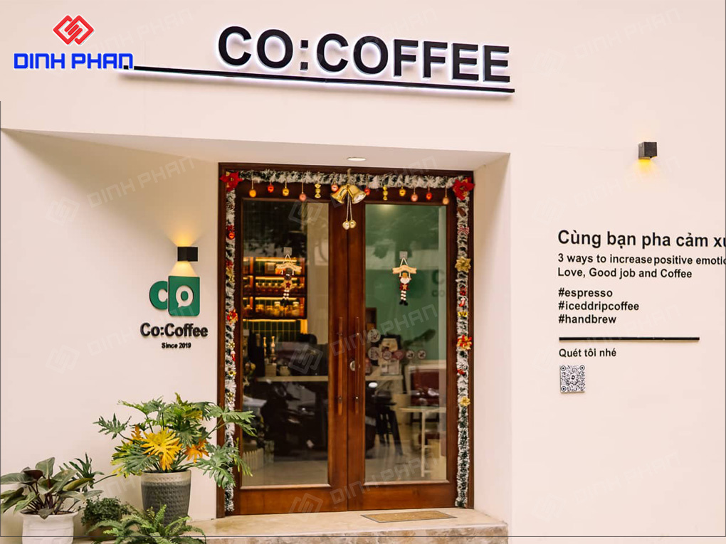 Làm Bảng Hiệu Quán Cafe Trọn Gói, Ấn Tượng, Giá Rẻ