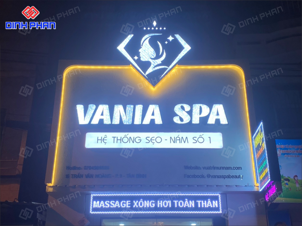 Làm Bảng Hiệu Spa Trọn Gói, Hợp Xu Hướng, Giá Rẻ