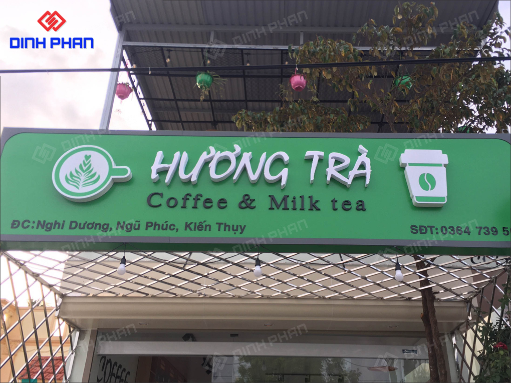 Làm Bảng Hiệu Trà Sữa Độc Đáo, Giá Rẻ, Hút Khách