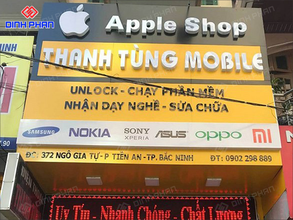 Thi Công Bảng Hiệu Alu Đẹp, Chuyên Nghiệp, Chi Phí Thấp