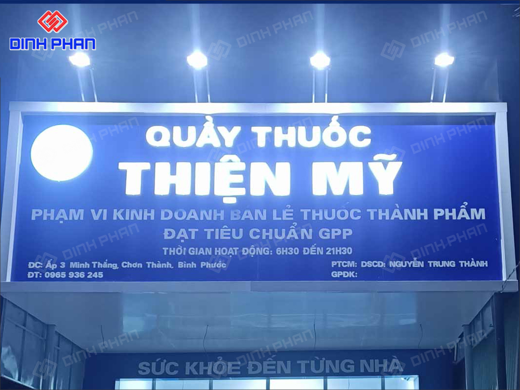 Làm Bảng Hiệu Nhà Thuốc Chuyên Nghiệp, Đạt Chuẩn GPP