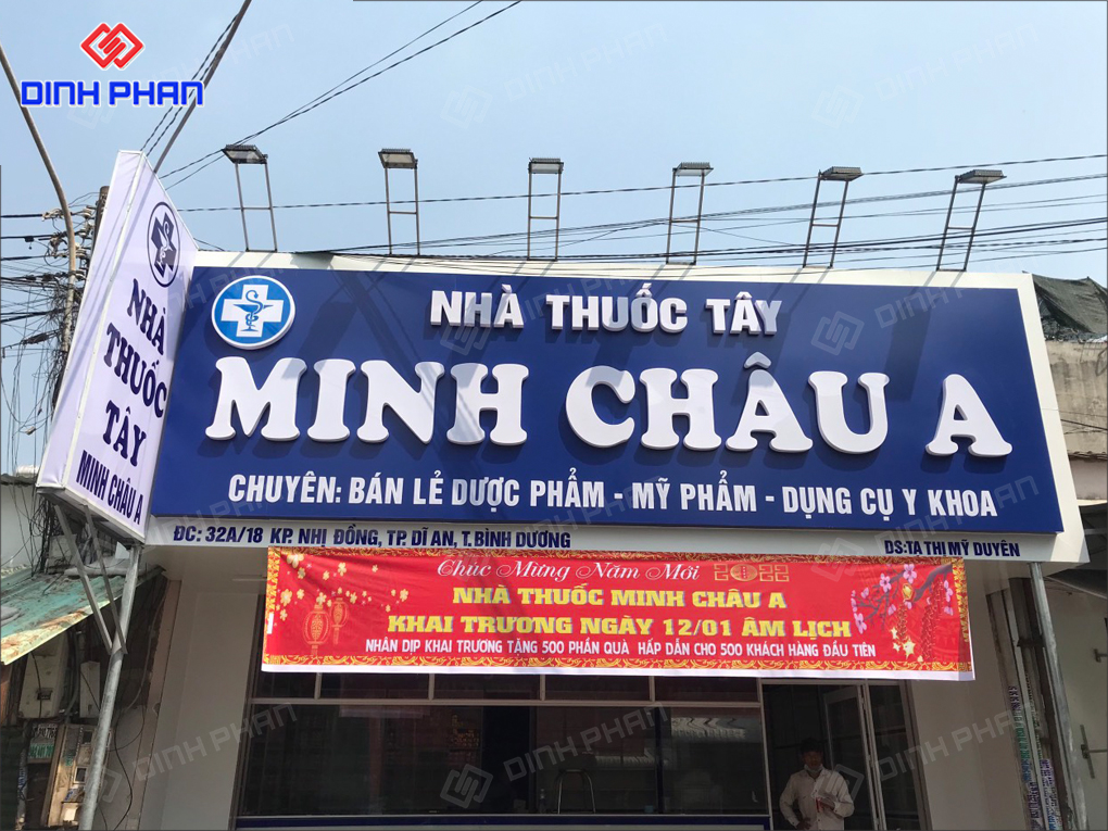 Làm Bảng Hiệu Nhà Thuốc Chuyên Nghiệp, Đạt Chuẩn GPP