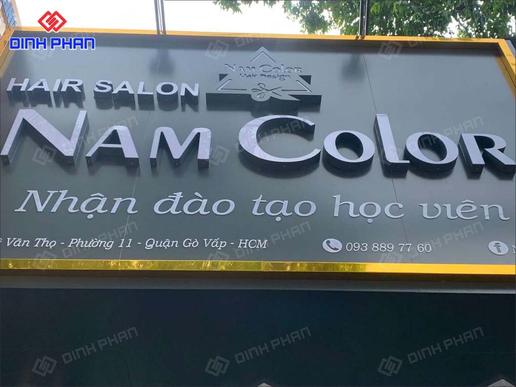 Làm Bảng Hiệu Salon Tóc Trọn Gói, Độc Đáo, Giá Rẻ