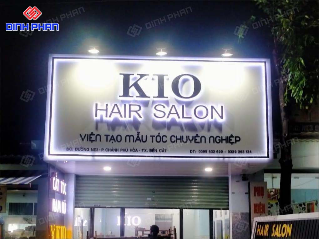 Làm Bảng Hiệu Salon Tóc Trọn Gói, Độc Đáo, Giá Rẻ