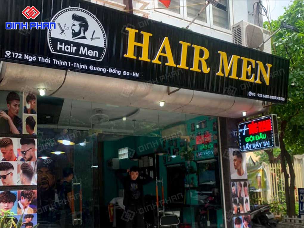 Làm Bảng Hiệu Salon Tóc Trọn Gói, Độc Đáo, Giá Rẻ