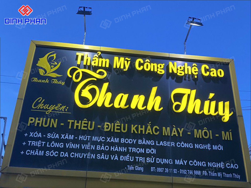 Làm Biển Quảng Cáo Spa Trọn Gói, Tinh Tế, Chuyên Nghiệp