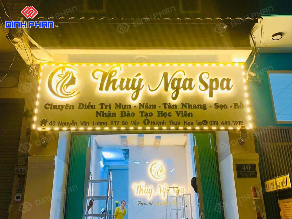 Làm Biển Quảng Cáo Spa Trọn Gói, Tinh Tế, Chuyên Nghiệp