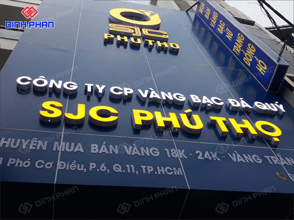 20+ Mẫu Bảng Hiệu Tiệm Vàng Án Tượng, Hút Khách