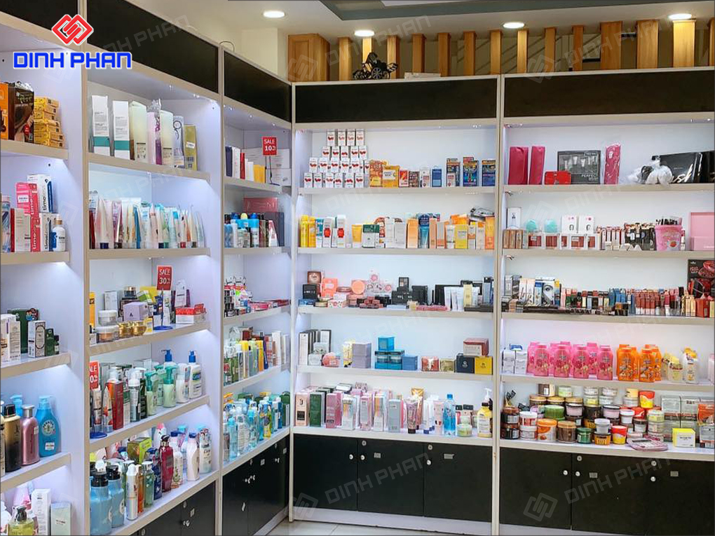 Thiết Kế Shop Mỹ Phẩm Sang Trọng, Hiện Đại, Uy Tín