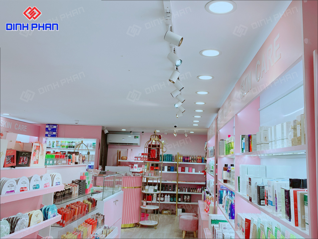 Thiết Kế Shop Mỹ Phẩm Sang Trọng, Hiện Đại, Uy Tín