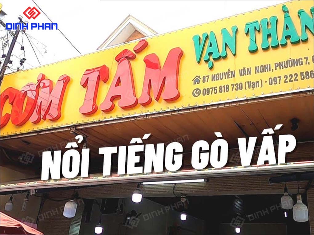 Dịch Vụ Làm Bảng Hiệu Cơm Tấm Đẹp, Độc Lạ, Thu Hút