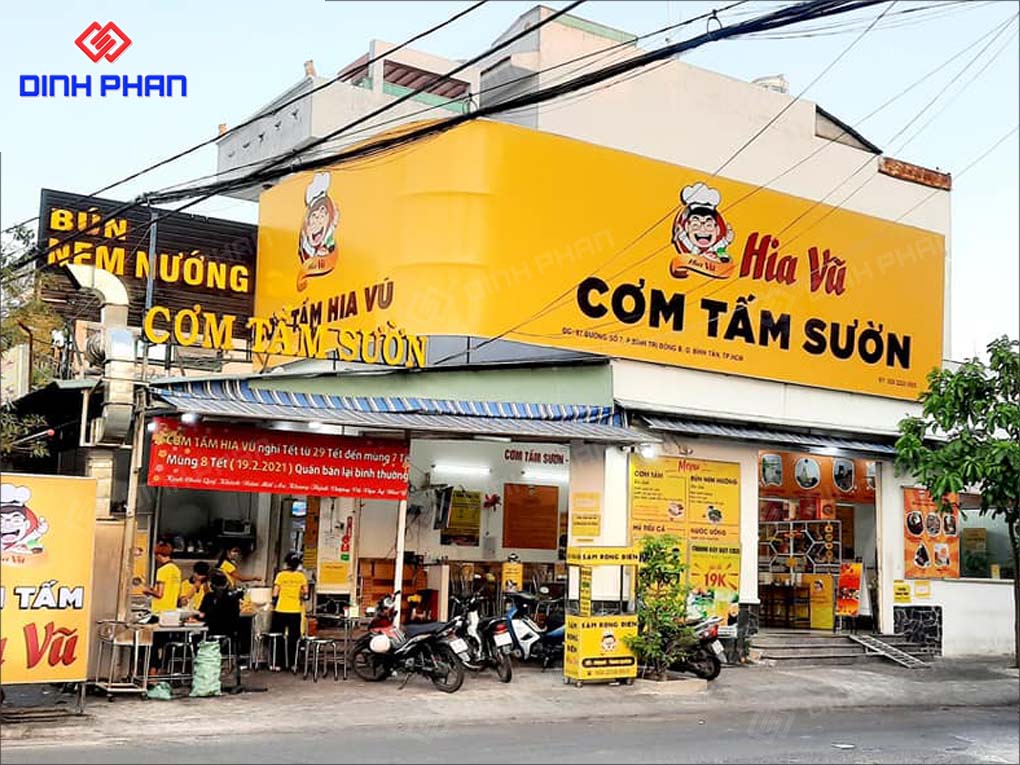 Dịch Vụ Làm Bảng Hiệu Cơm Tấm Đẹp, Độc Lạ, Thu Hút