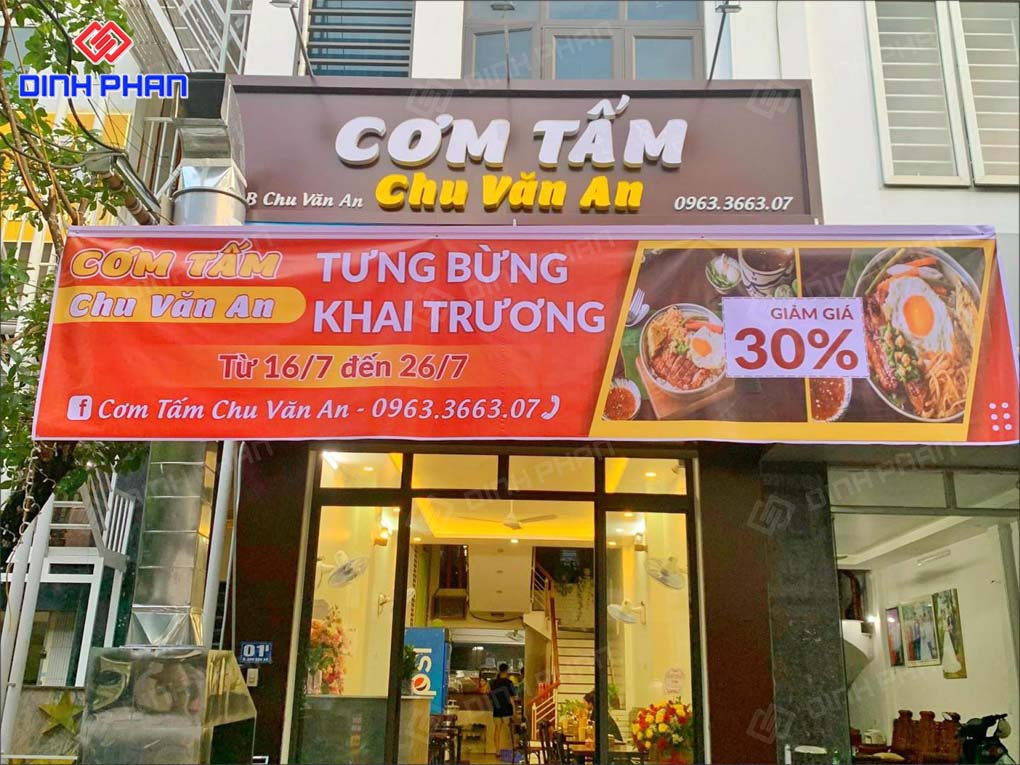 Dịch Vụ Làm Bảng Hiệu Cơm Tấm Đẹp, Độc Lạ, Thu Hút