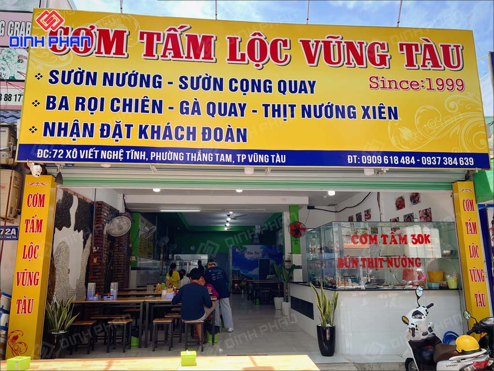 Dịch Vụ Làm Bảng Hiệu Cơm Tấm Đẹp, Độc Lạ, Thu Hút