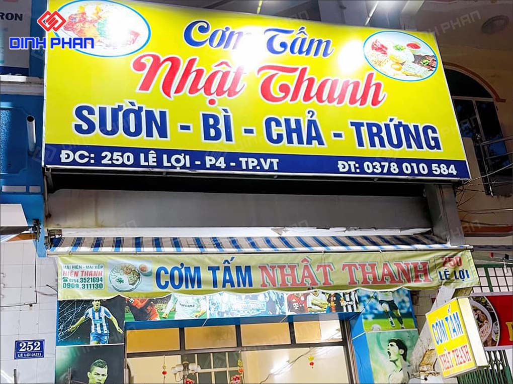 Dịch Vụ Làm Bảng Hiệu Cơm Tấm Đẹp, Độc Lạ, Thu Hút