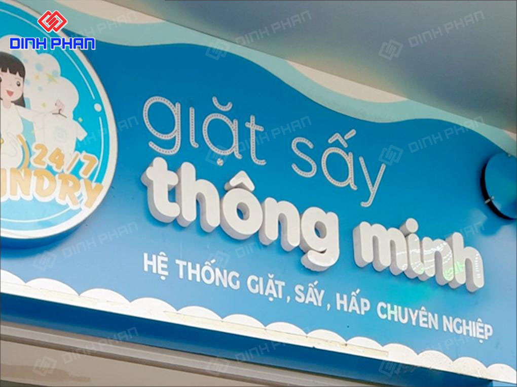 20+ Mẫu Bảng Hiệu Giặt Sấy Đẹp Mắt, Nổi Bật, Thu Hút