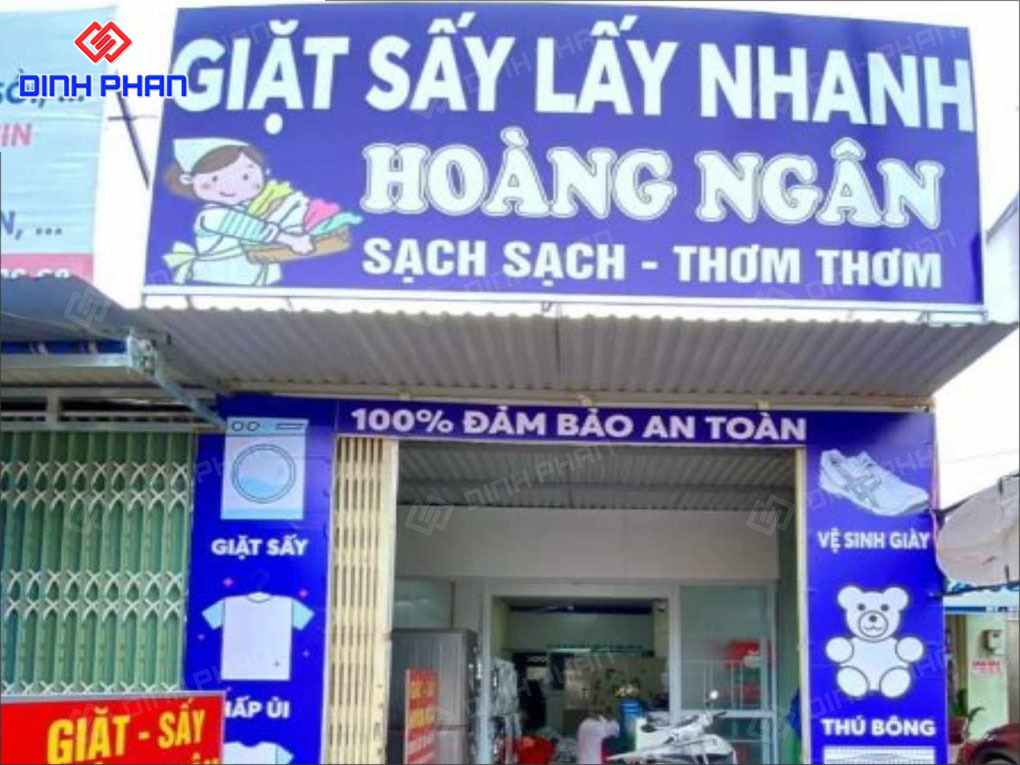 20+ Mẫu Bảng Hiệu Giặt Sấy Đẹp Mắt, Nổi Bật, Thu Hút