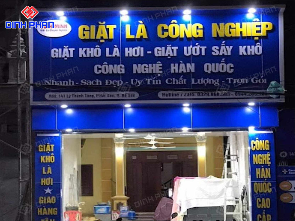 20+ Mẫu Bảng Hiệu Giặt Sấy Đẹp Mắt, Nổi Bật, Thu Hút