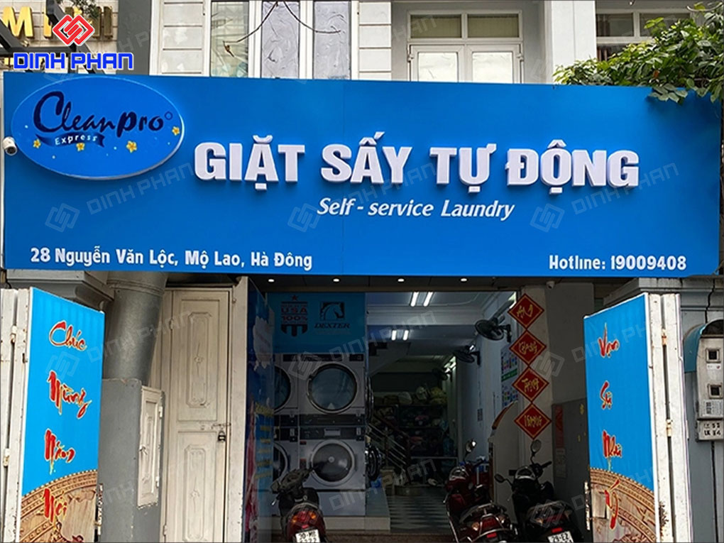 20+ Mẫu Bảng Hiệu Giặt Sấy Đẹp Mắt, Nổi Bật, Thu Hút