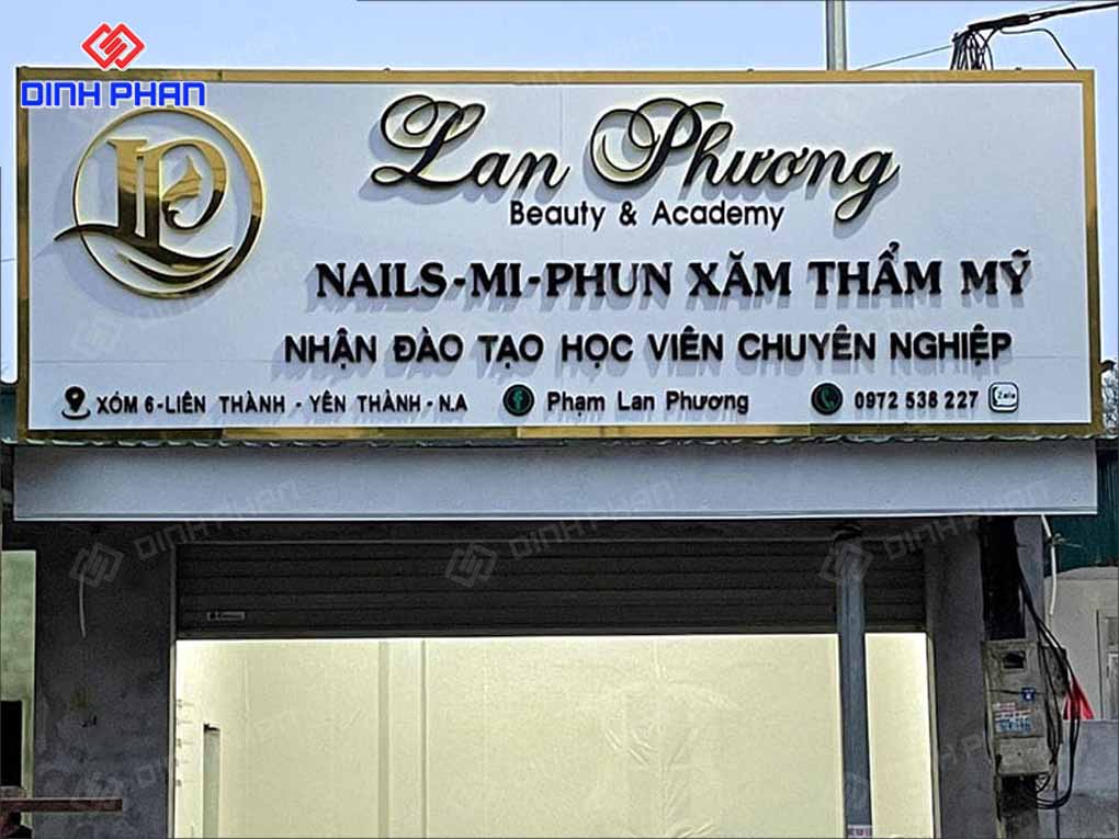 Làm Bảng Hiệu Phun Xăm Thẩm Mỹ Trọn Gói, Giá Rẻ