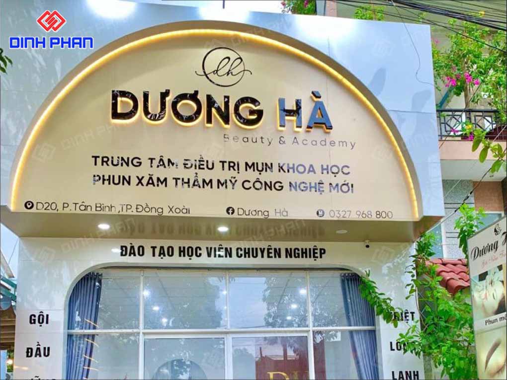 Làm Bảng Hiệu Phun Xăm Thẩm Mỹ Trọn Gói, Giá Rẻ