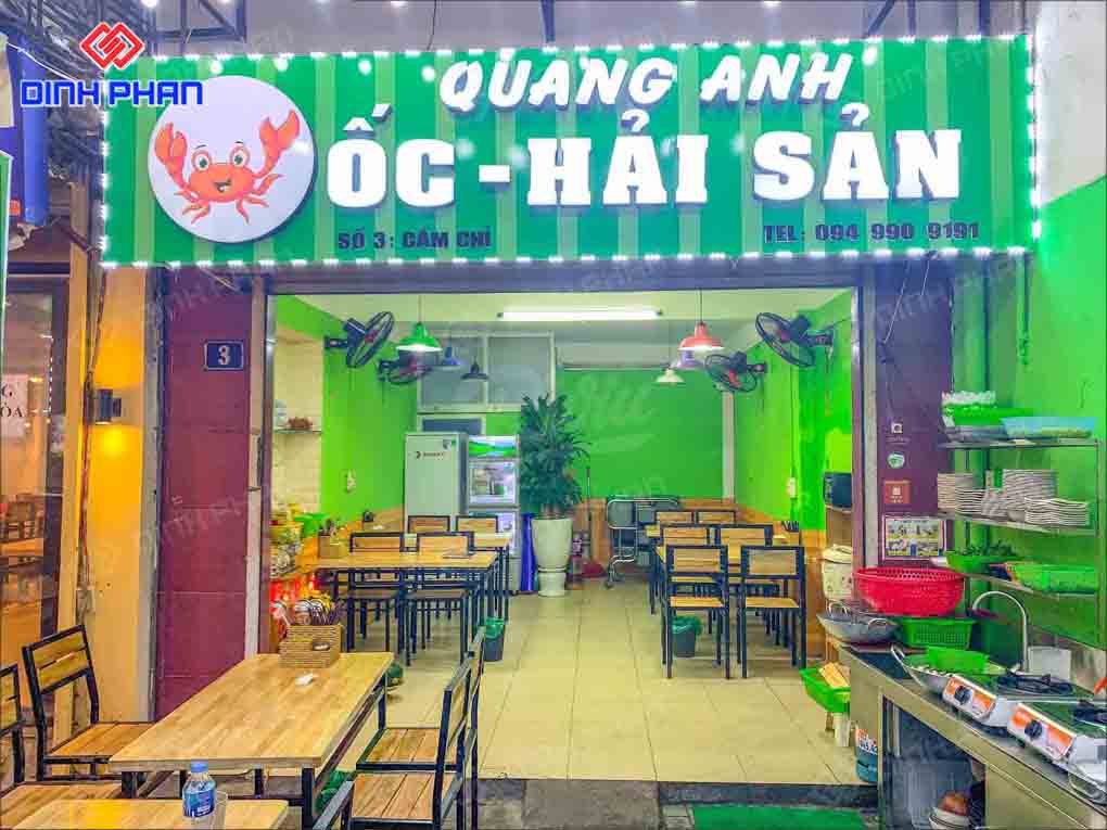 20+ Mẫu Bảng Hiệu Quán Ốc Độc Đáo, Ấn Tượng