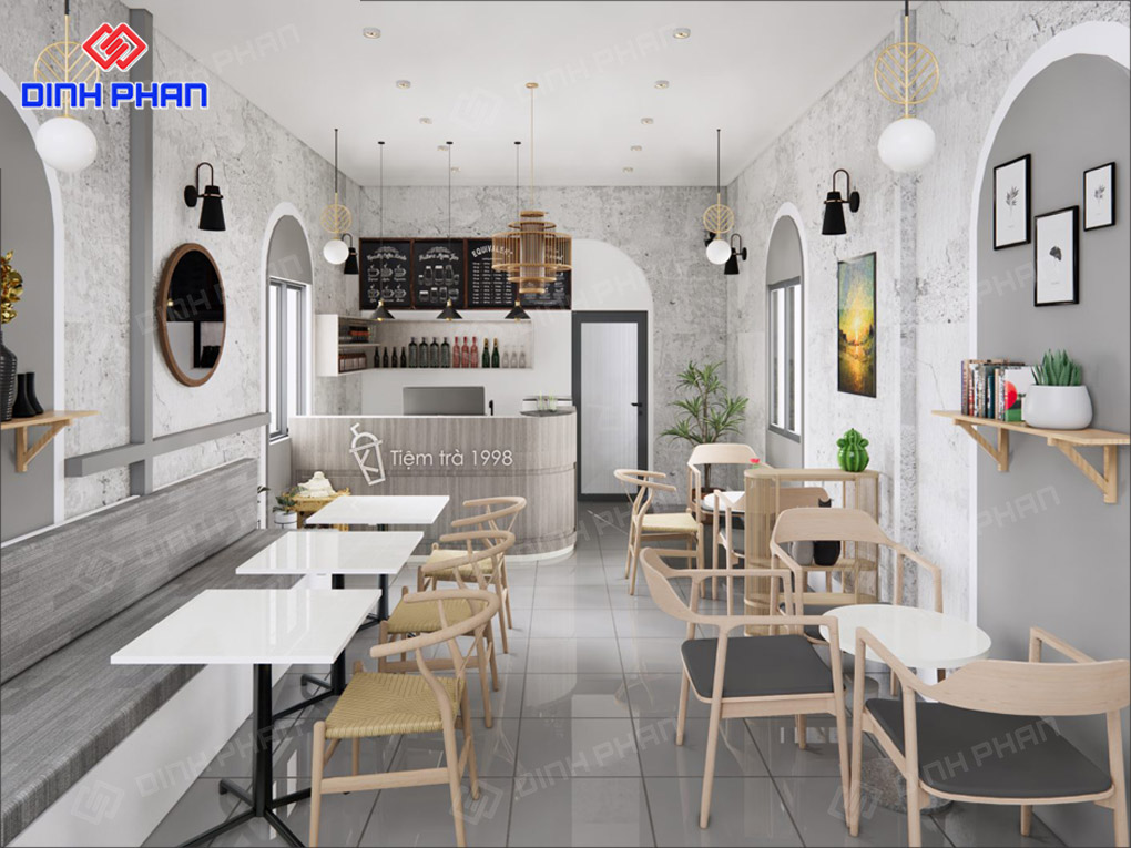 Decor Quán Trà Sữa Phong Cách, Đẹp Độc, Ấn Tượng