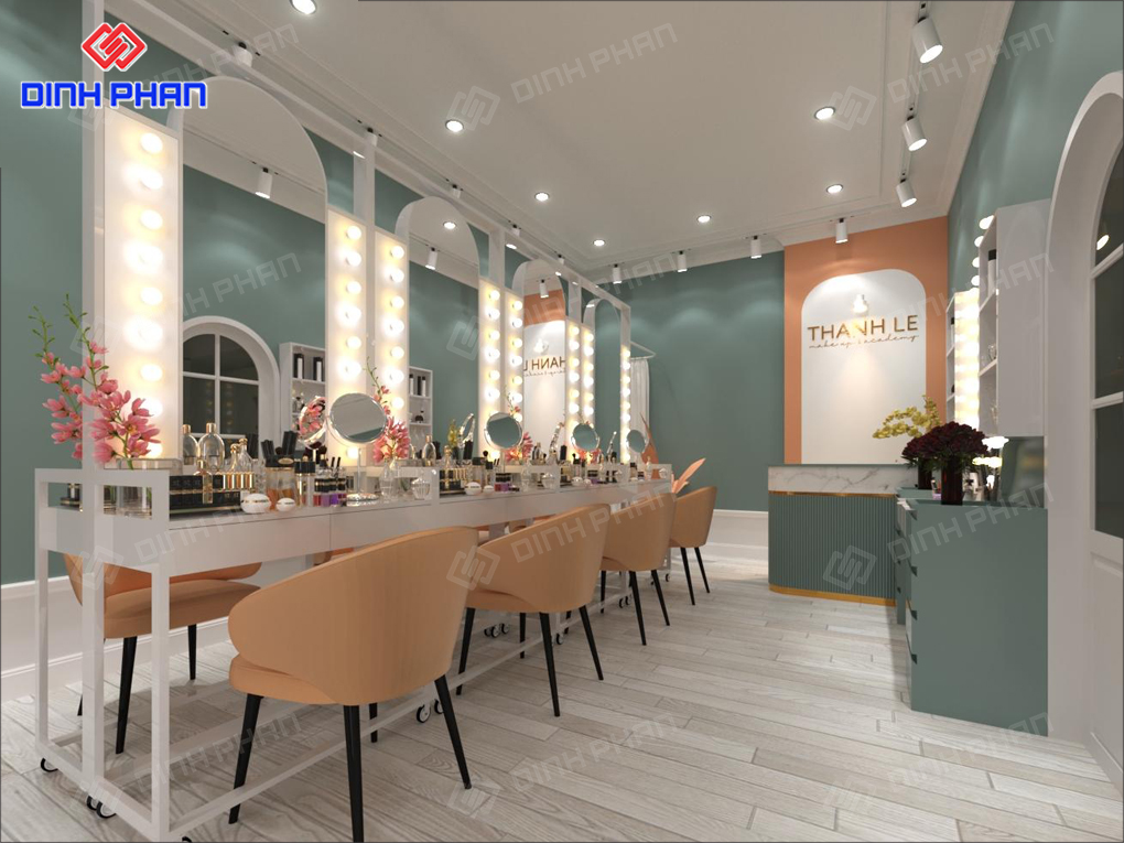 Decor Tiệm Makeup Nhỏ Hợp Xu Hướng, Tối Ưu Không Gian