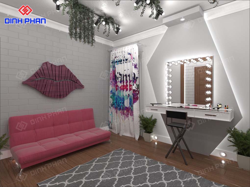 Decor Tiệm Makeup Nhỏ Hợp Xu Hướng, Tối Ưu Không Gian