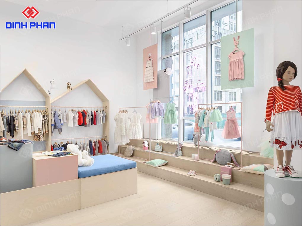 Thiết Kế Shop Mẹ Và Bé Ấn Tượng, Tiện Nghi, Thu Hút