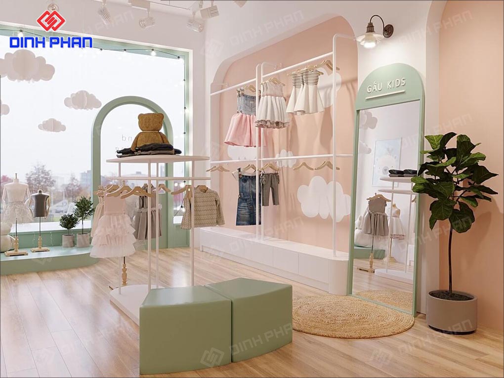 Thiết Kế Shop Mẹ Và Bé Ấn Tượng, Tiện Nghi, Thu Hút