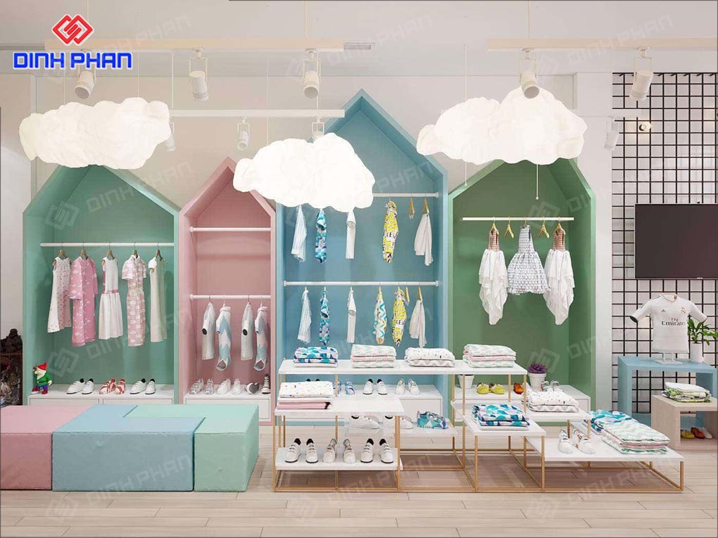 Thiết Kế Shop Mẹ Và Bé Ấn Tượng, Tiện Nghi, Thu Hút