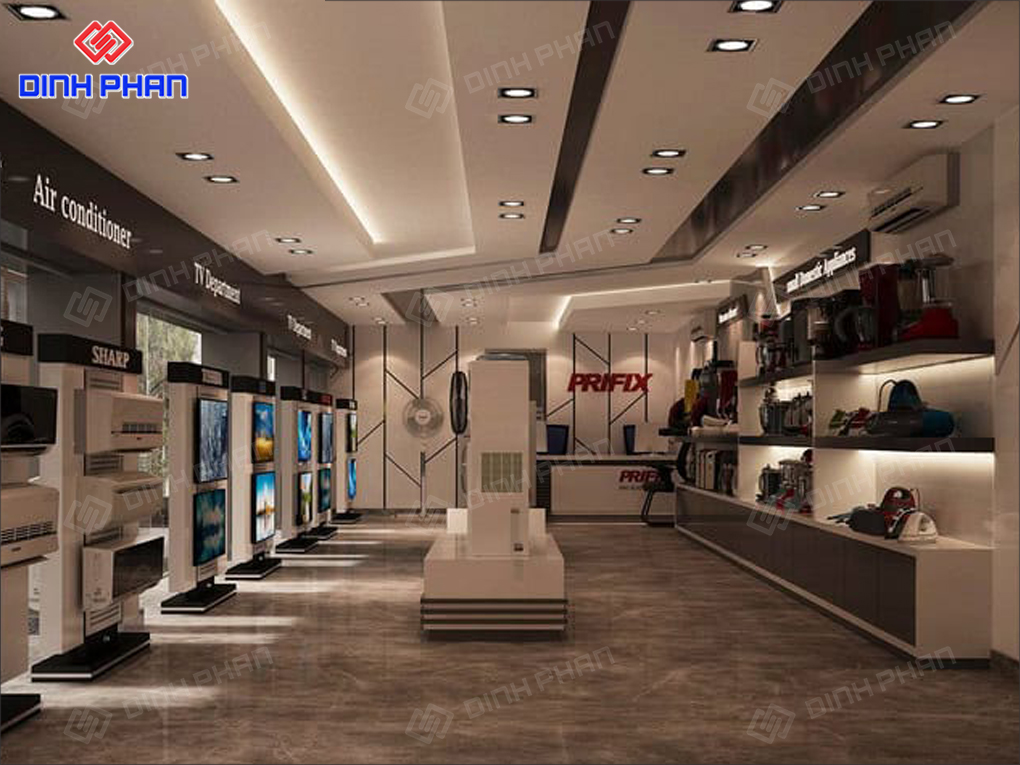 20+ Mẫu Thiết Kế Showroom Điện Máy Hiện Đại, Thu Hút