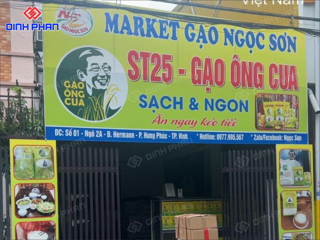 15+ Mẫu Bảng Hiệu Đại Lý Gạo Bắt Mắt, Hút Khách 15+ Mẫu Bảng Hiệu Đại Lý Gạo Bắt Mắt, Hút Khách
