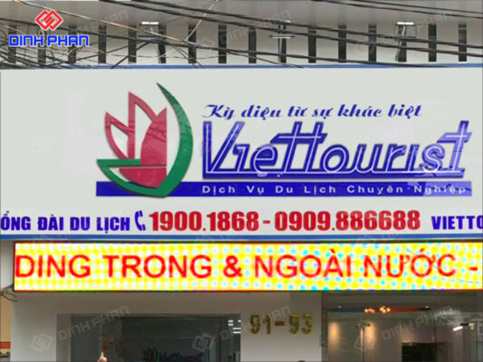 25+ Mẫu Bảng Hiệu Dịch Vụ Du Lịch Sang - Xịn - Mịn
