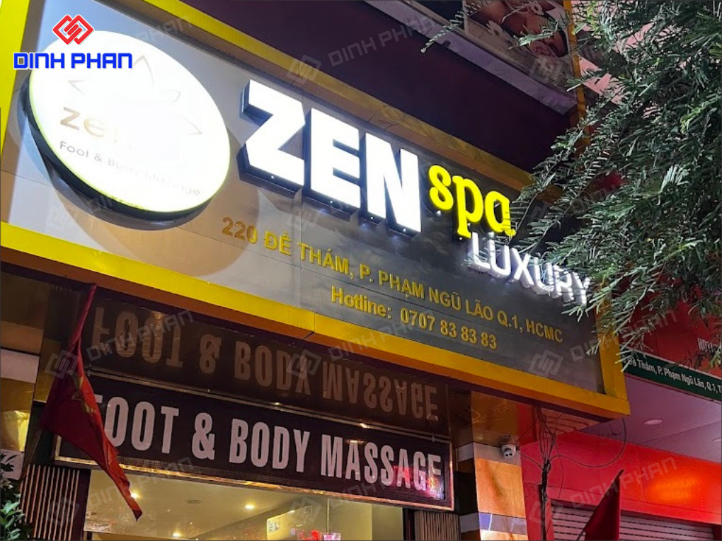 20+ Mẫu Bảng Hiệu Massage, Xông Hơi Độc Đáo, Hút Khách