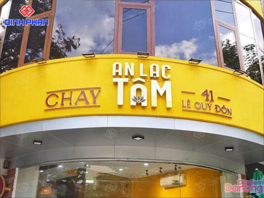 30+ Mẫu Bảng Hiệu Quán Chay Đẹp, Độc Đáo, Tinh Tế