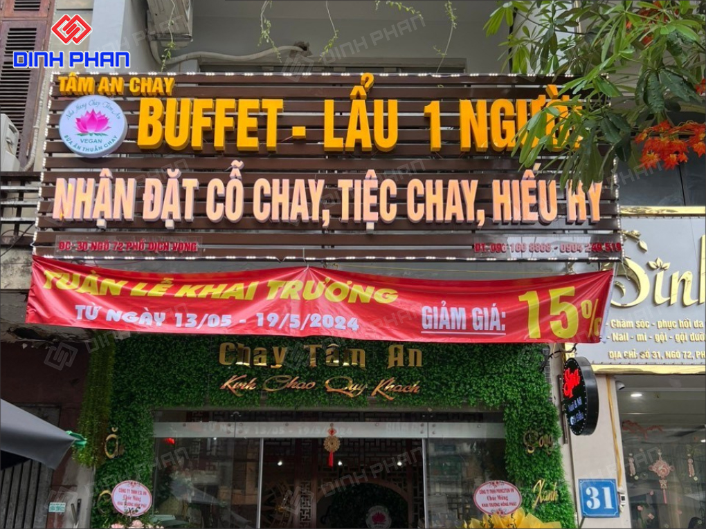 30+ Mẫu Bảng Hiệu Quán Chay Đẹp, Độc Đáo, Tinh Tế 30+ Mẫu Bảng Hiệu Quán Chay Đẹp, Độc Đáo, Tinh Tế