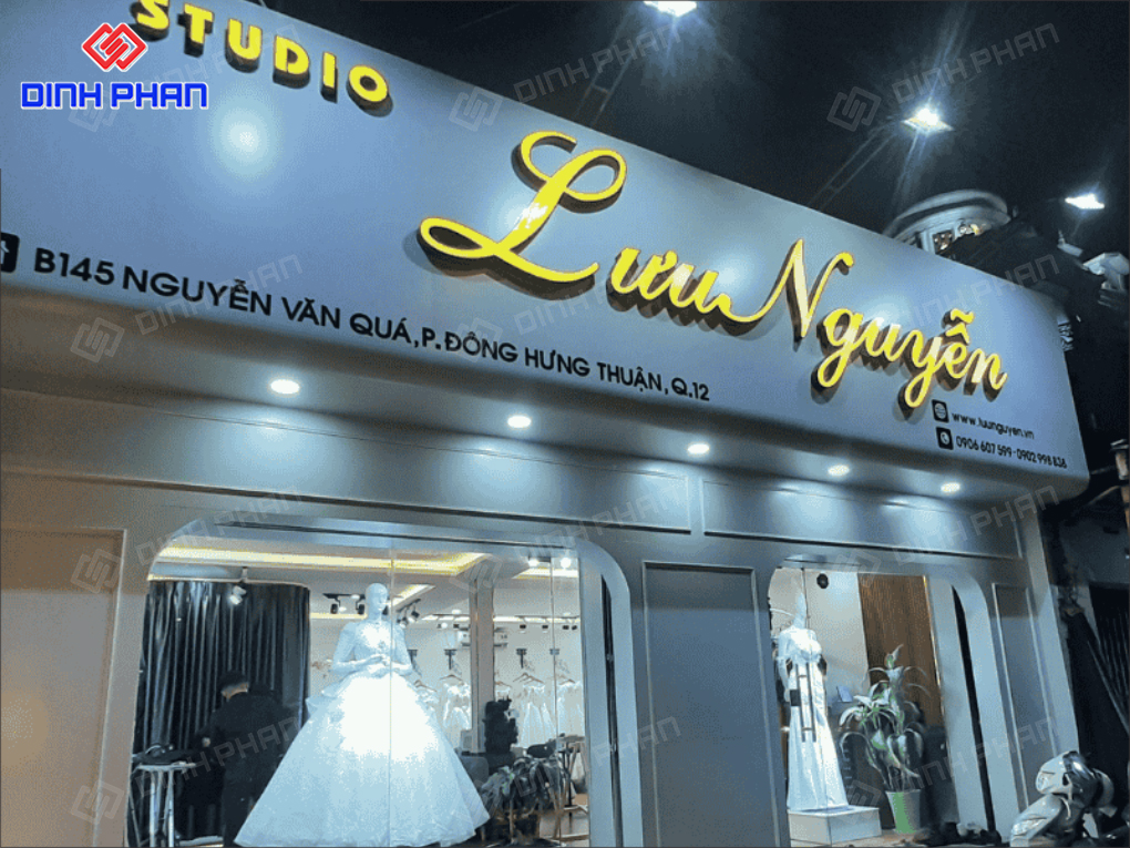 20+ Mẫu Bảng Hiệu Studio Áo Cưới Sang Trọng, Hút Mắt 20+ Mẫu Bảng Hiệu Studio Áo Cưới Sang Trọng, Hút Mắt