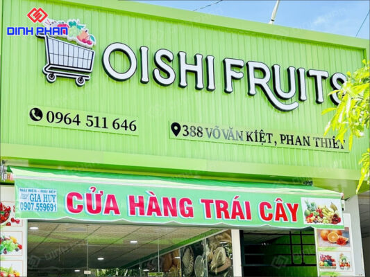 25+ Mẫu Bảng Hiệu Trái Cây Đẹp, Độc, Hút Khách