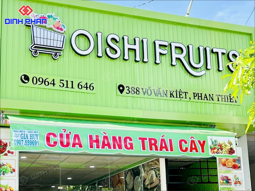 25+ Mẫu Bảng Hiệu Trái Cây Đẹp, Độc, Hút Khách