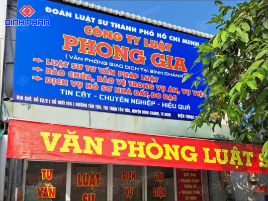 20+ Mẫu Bảng Hiệu Văn Phòng Luật Sư Uy Tín, Chuyên Nghiệp