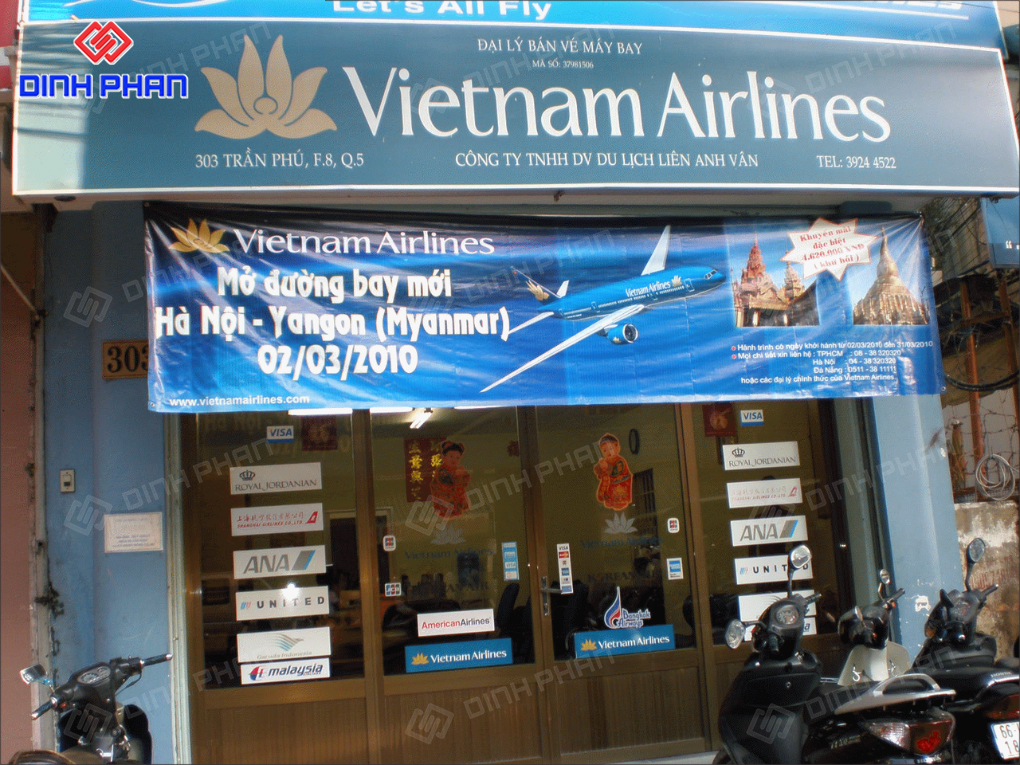 Làm Bảng Hiệu Vé Máy Bay Trọn Gói, Chuyên Nghiệp Làm Bảng Hiệu Vé Máy Bay Trọn Gói, Chuyên Nghiệp