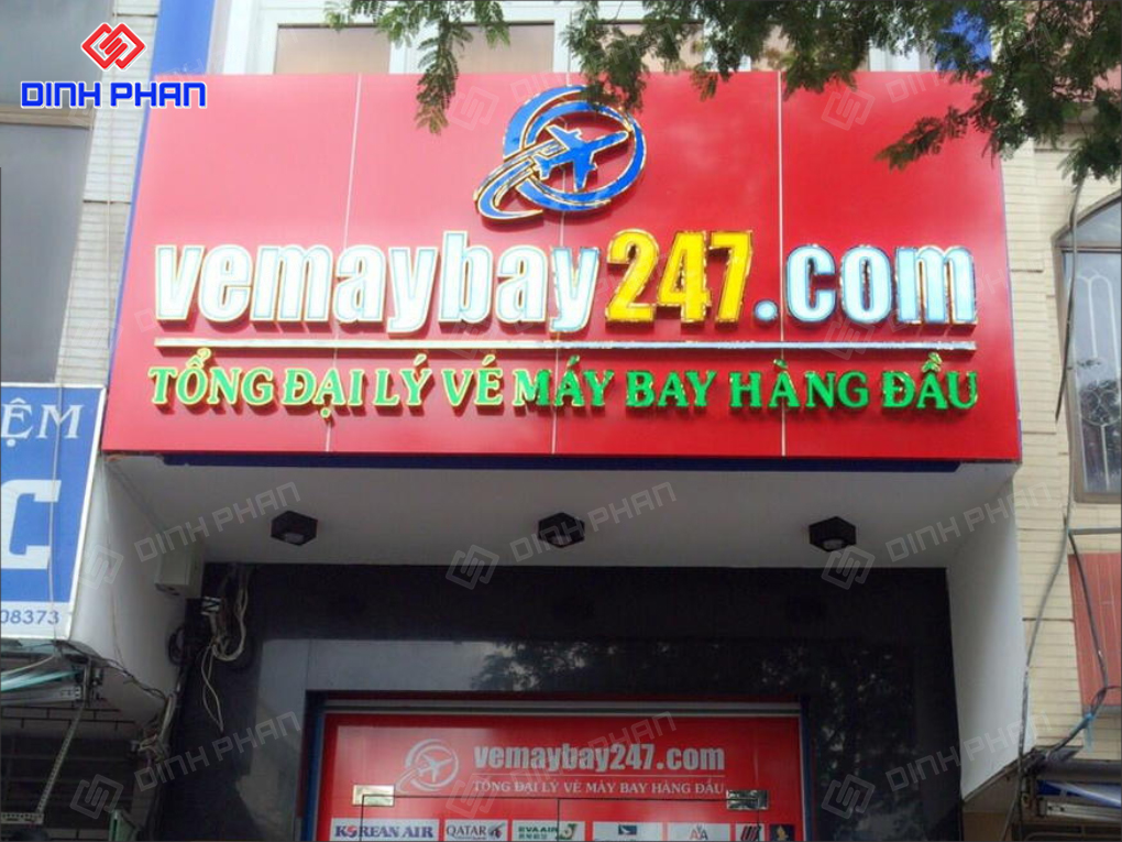 Làm Bảng Hiệu Vé Máy Bay Trọn Gói, Chuyên Nghiệp Làm Bảng Hiệu Vé Máy Bay Trọn Gói, Chuyên Nghiệp
