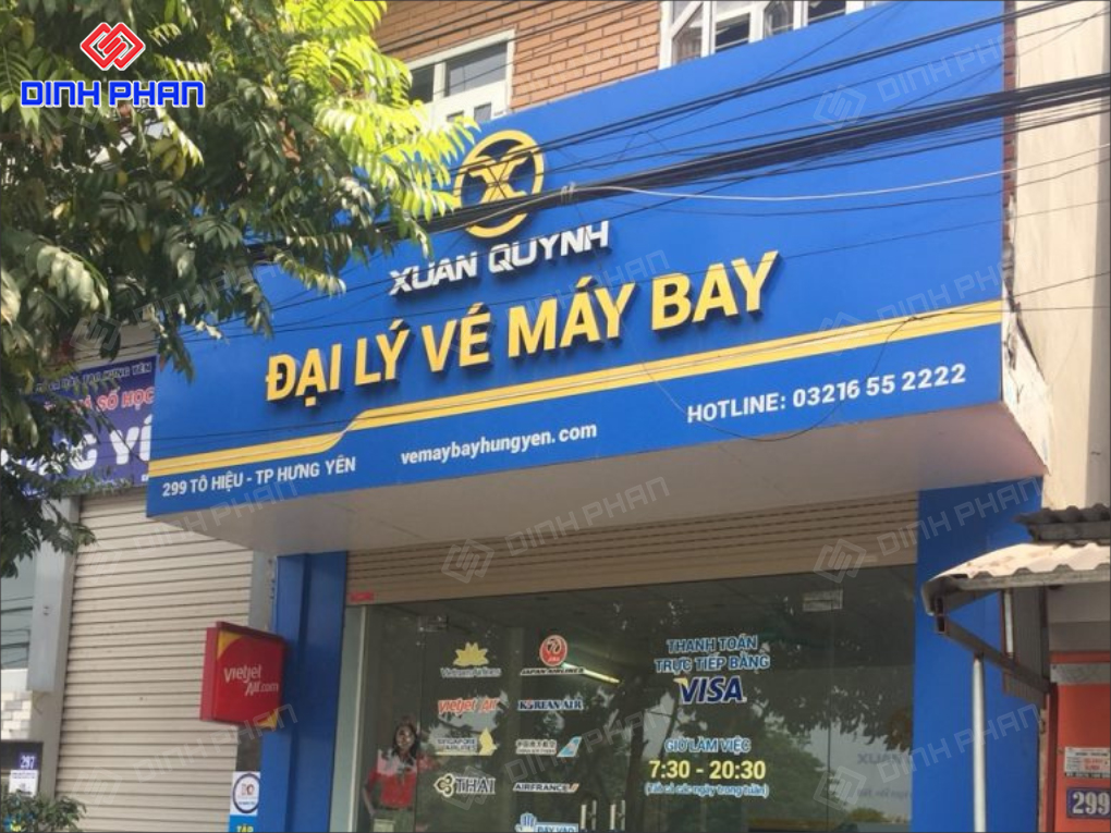 Làm Bảng Hiệu Vé Máy Bay Trọn Gói, Chuyên Nghiệp Làm Bảng Hiệu Vé Máy Bay Trọn Gói, Chuyên Nghiệp