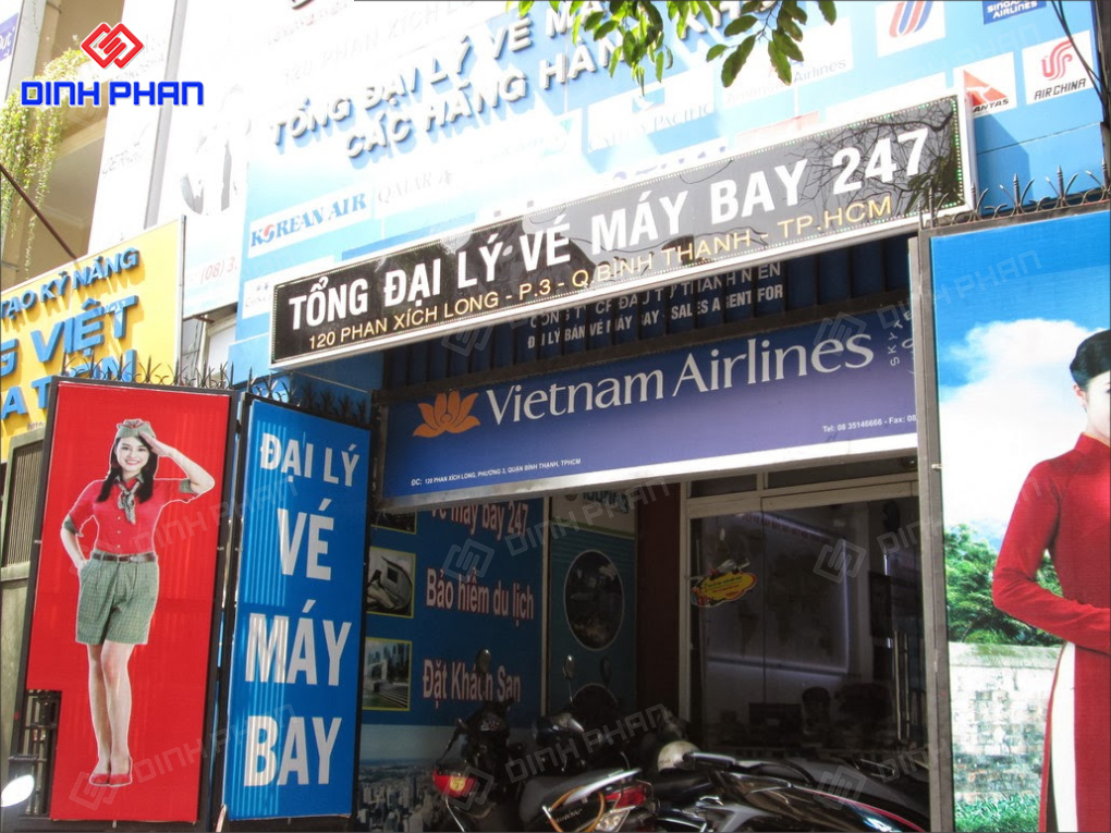 Làm Bảng Hiệu Vé Máy Bay Trọn Gói, Chuyên Nghiệp Làm Bảng Hiệu Vé Máy Bay Trọn Gói, Chuyên Nghiệp