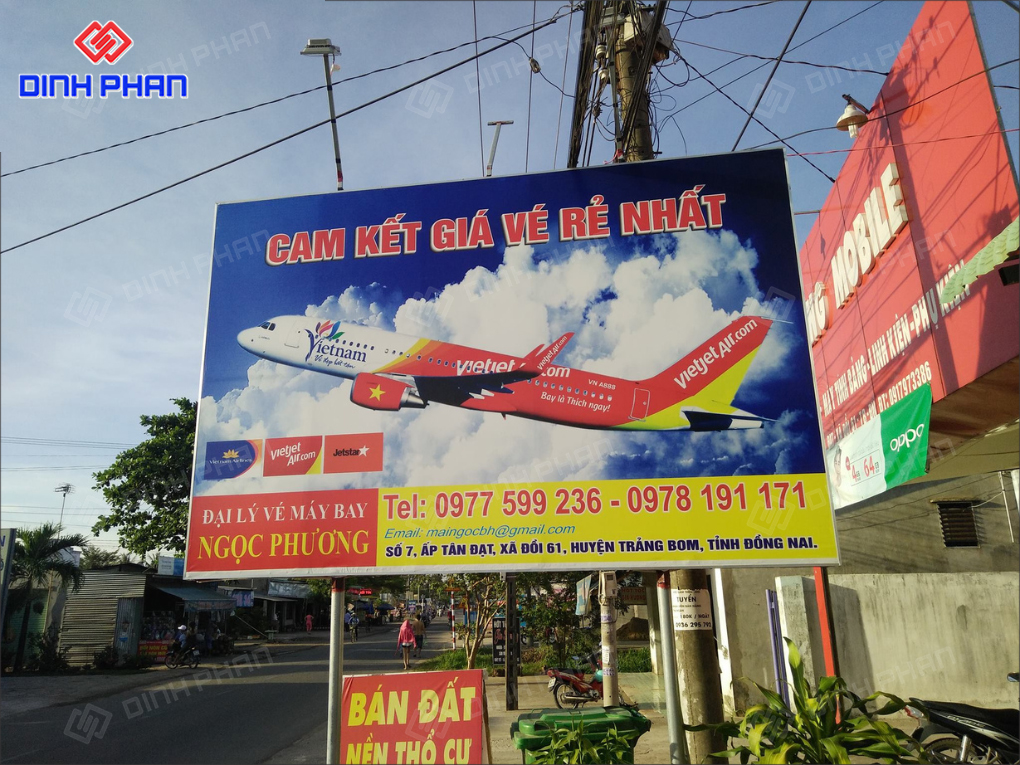 Làm Bảng Hiệu Vé Máy Bay Trọn Gói, Chuyên Nghiệp Làm Bảng Hiệu Vé Máy Bay Trọn Gói, Chuyên Nghiệp