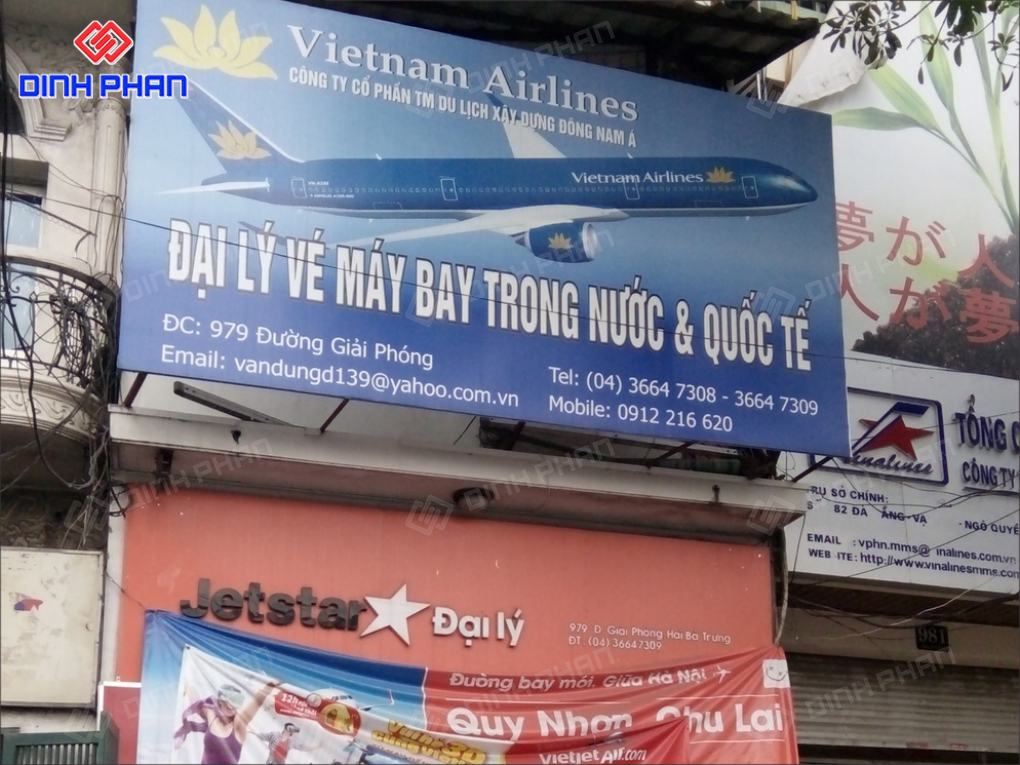 Làm Bảng Hiệu Vé Máy Bay Trọn Gói, Chuyên Nghiệp Làm Bảng Hiệu Vé Máy Bay Trọn Gói, Chuyên Nghiệp