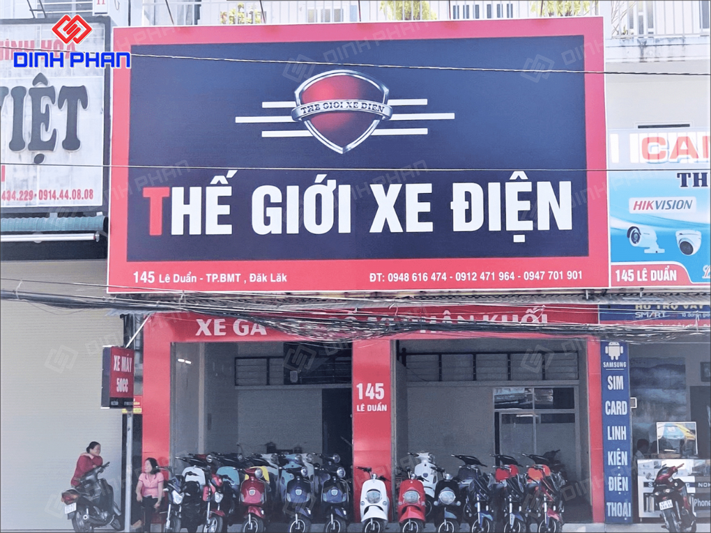 25+ Mẫu Biển Quảng Cáo Xe Điện Hiện Đại, Ấn Tượng